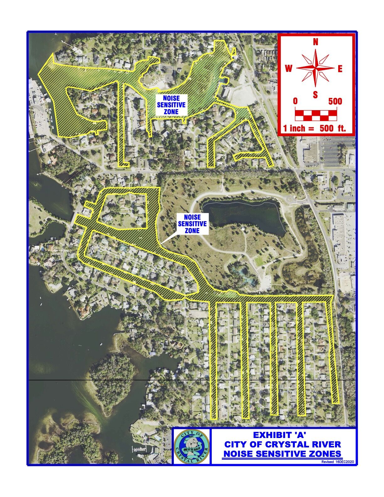 Updated Crystal River Noise Sensitive Zone Maps